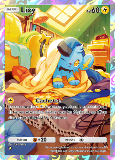 Carte Pokémon TCG Pocket Choc Spatio-Temporel Lixy