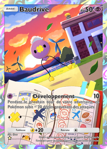 Carte Pokémon TCG Pocket Choc Spatio-Temporel Baudrive