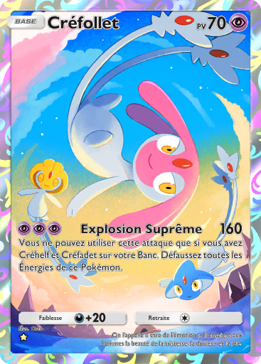 Carte Pokémon TCG Pocket Choc Spatio-Temporel Créfollet