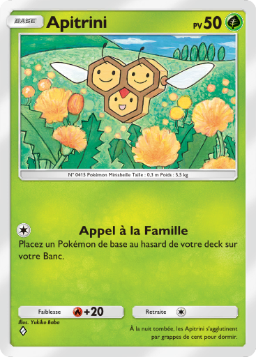 Carte Pokémon TCG Pocket Choc Spatio-Temporel Apitrini