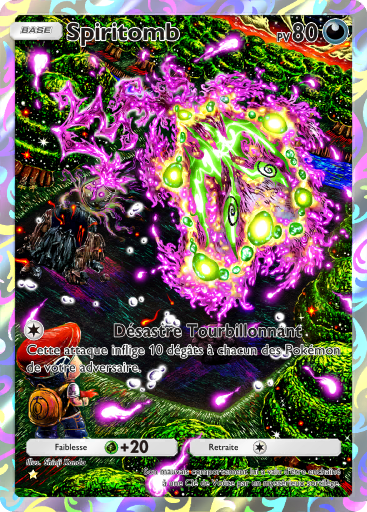 Carte Pokémon TCG Pocket Choc Spatio-Temporel Spiritomb