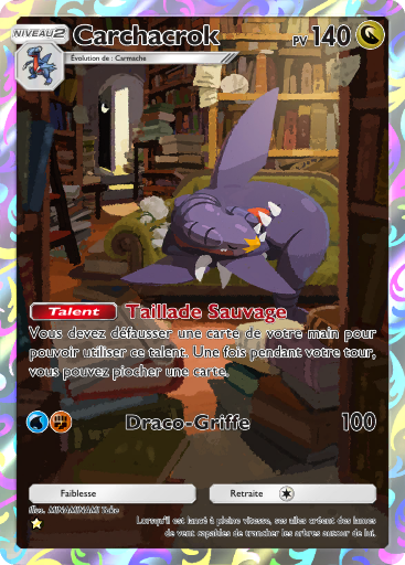 Carte Pokémon TCG Pocket Choc Spatio-Temporel Carchacrok