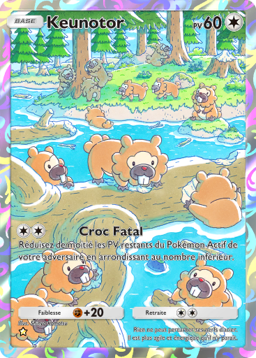 Carte Pokémon TCG Pocket Choc Spatio-Temporel Keunotor