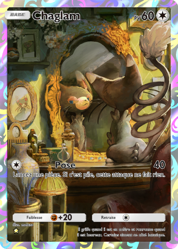 Carte Pokémon TCG Pocket Choc Spatio-Temporel Chaglam