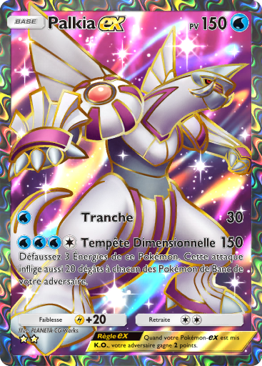 Carte Pokémon TCG Pocket Choc Spatio-Temporel Palkia-ex