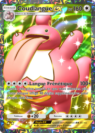 Carte Pokémon TCG Pocket Choc Spatio-Temporel Coudlangue-ex