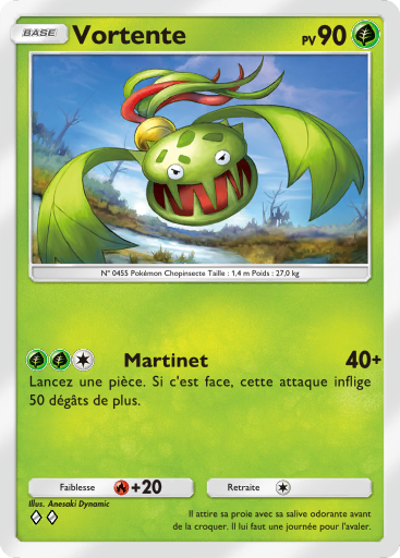 Carte Pokémon TCG Pocket Choc Spatio-Temporel Carnivine