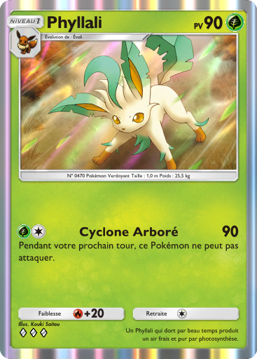 Carte Pokémon TCG Pocket Choc Spatio-Temporel Phyllali