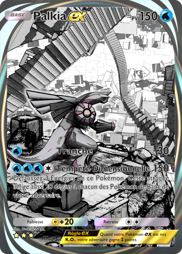 Carte Pokémon TCG Pocket Choc Spatio-Temporel Palkia-ex