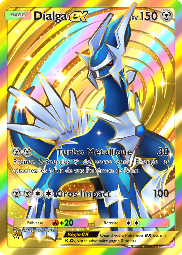 Carte Pokémon TCG Pocket Choc Spatio-Temporel Dialga-ex