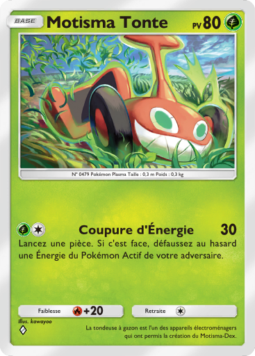 Carte Pokémon TCG Pocket Choc Spatio-Temporel Motisma Tonte