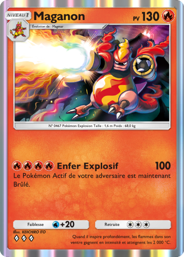 Carte Pokémon TCG Pocket Choc Spatio-Temporel Maganon