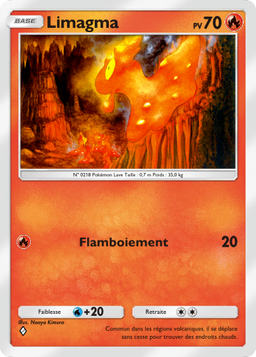 Carte Pokémon TCG Pocket Choc Spatio-Temporel Limagma