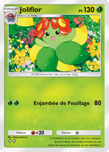 Carte Pokémon TCG Pocket Choc Spatio-Temporel Joliflor