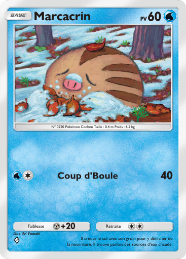 Carte Pokémon TCG Pocket Choc Spatio-Temporel Marcacrin