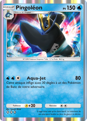 Carte Pokémon TCG Pocket Choc Spatio-Temporel Pingoléon