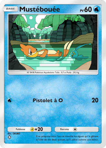 Carte Pokémon TCG Pocket Choc Spatio-Temporel Mustébouée