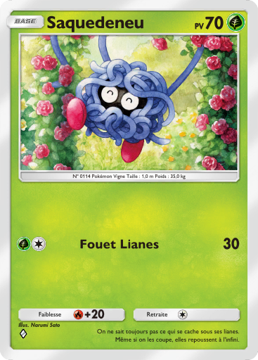 Carte Pokémon TCG Pocket Choc Spatio-Temporel Tangela