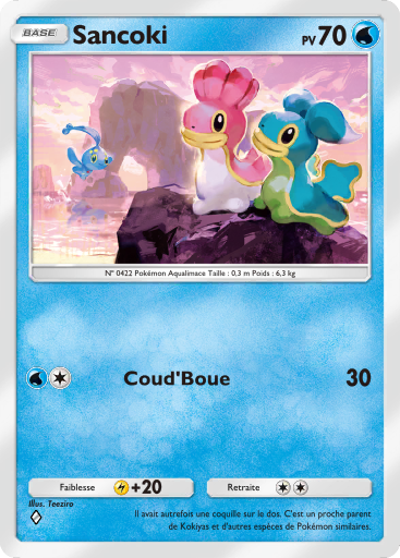 Carte Pokémon TCG Pocket Choc Spatio-Temporel Sancoki