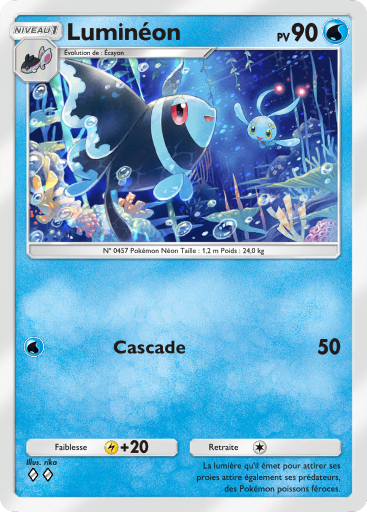 Carte Pokémon TCG Pocket Choc Spatio-Temporel Luminéon