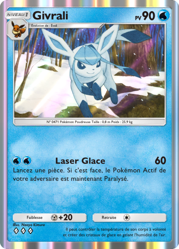 Carte Pokémon TCG Pocket Choc Spatio-Temporel Givrali