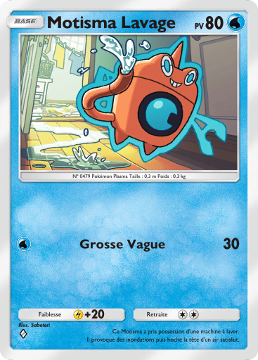 Carte Pokémon TCG Pocket Choc Spatio-Temporel Motisma Lavage
