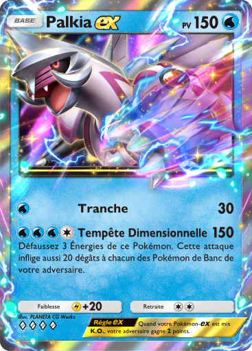 Carte Pokémon TCG Pocket Choc Spatio-Temporel Palkia-ex