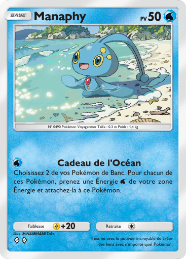 Carte Pokémon TCG Pocket Choc Spatio-Temporel Manaphy