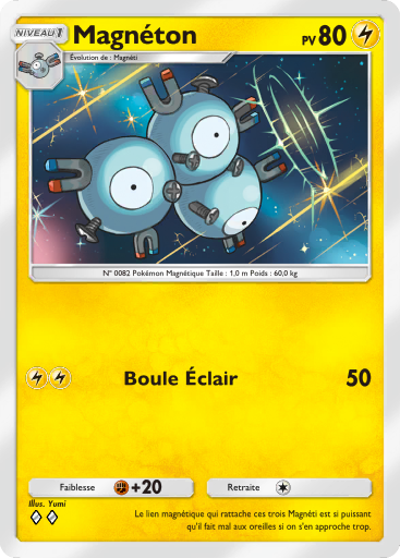 Carte Pokémon TCG Pocket Choc Spatio-Temporel Magnéton