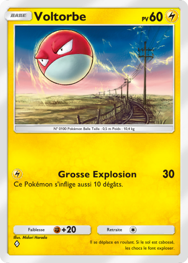 Carte Pokémon TCG Pocket Choc Spatio-Temporel Voltorbe