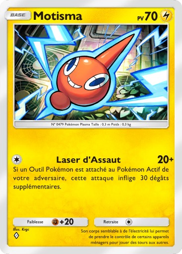 Carte Pokémon TCG Pocket Choc Spatio-Temporel Motisma