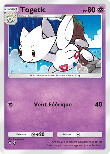 Carte Pokémon TCG Pocket Choc Spatio-Temporel Togetic
