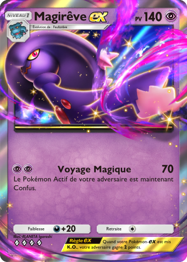 Carte Pokémon TCG Pocket Choc Spatio-Temporel Magirêve-ex