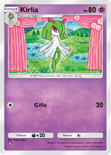 Carte Pokémon TCG Pocket Choc Spatio-Temporel Kirlia