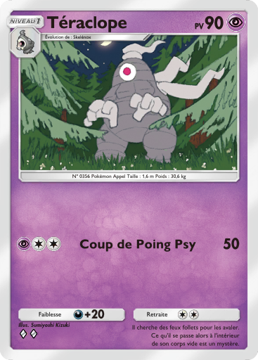Carte Pokémon TCG Pocket Choc Spatio-Temporel Téraclope