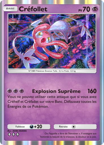 Carte Pokémon TCG Pocket Choc Spatio-Temporel Créfollet
