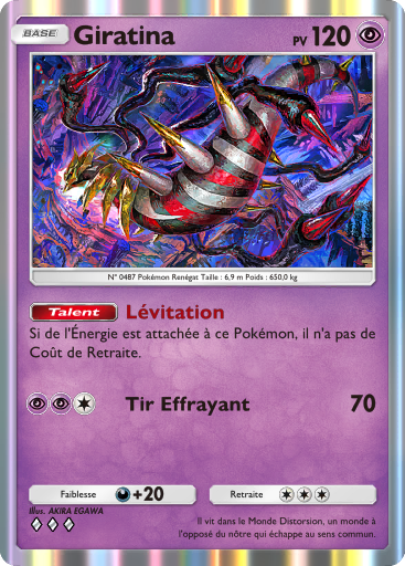Carte Pokémon TCG Pocket Choc Spatio-Temporel Giratina