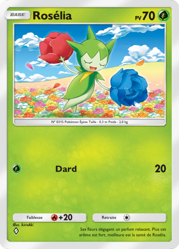 Carte Pokémon TCG Pocket Choc Spatio-Temporel Rosélia
