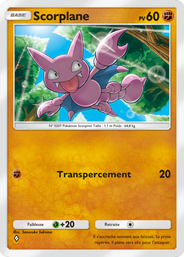 Carte Pokémon TCG Pocket Choc Spatio-Temporel Gligar