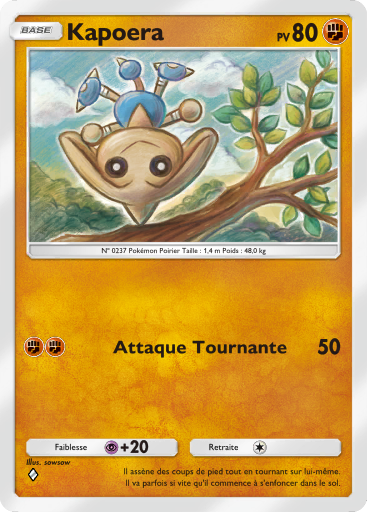 Carte Pokémon TCG Pocket Choc Spatio-Temporel Kapoera