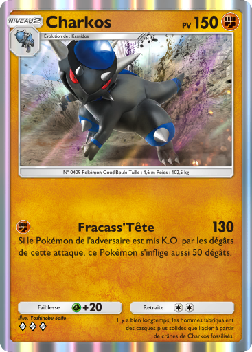 Carte Pokémon TCG Pocket Choc Spatio-Temporel Charkos