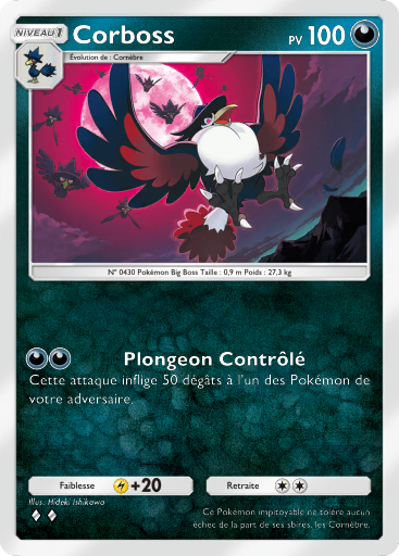 Carte Pokémon TCG Pocket Choc Spatio-Temporel Corboss
