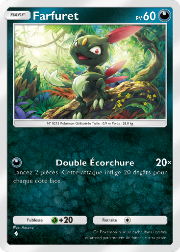 Carte Pokémon TCG Pocket Choc Spatio-Temporel Farfuret