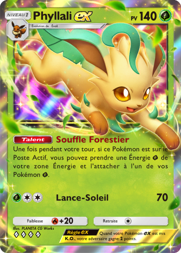 Carte Pokémon TCG Pocket Lumière Triomphale Leafeon ex