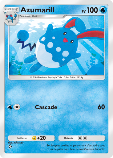 Carte Pokémon TCG Pocket Lumière Triomphale Azumarill