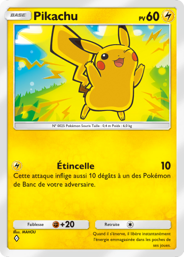 Carte Pokémon TCG Pocket Lumière Triomphale Pikachu