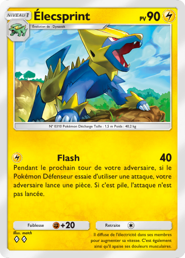 Carte Pokémon TCG Pocket Lumière Triomphale Élecsprint