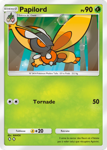 Carte Pokémon TCG Pocket Lumière Triomphale Papilord