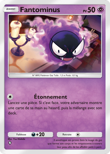 Carte Pokémon TCG Pocket Lumière Triomphale Fantominus