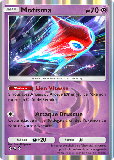 Carte Pokémon TCG Pocket Lumière Triomphale Motisma